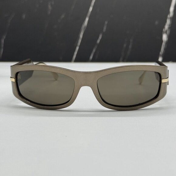 NEW FE40120I 45E FENDI SUNGLASSES SHINY BROWN WOMEN EYEWEAR FENDI - Picture 3 of 11